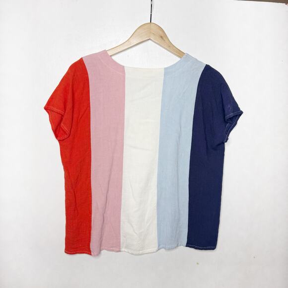 ENTRO Stripe Blouse - Picture 3 of 4